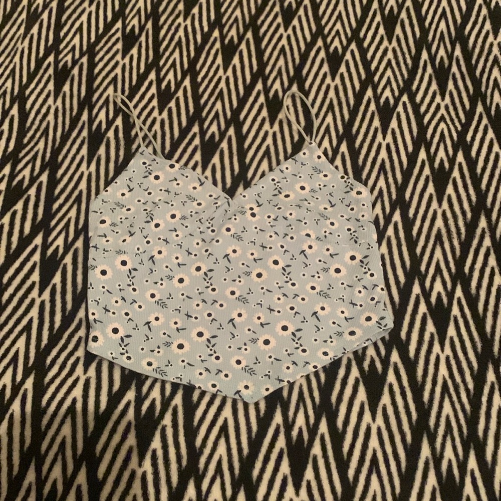 Floral crop top